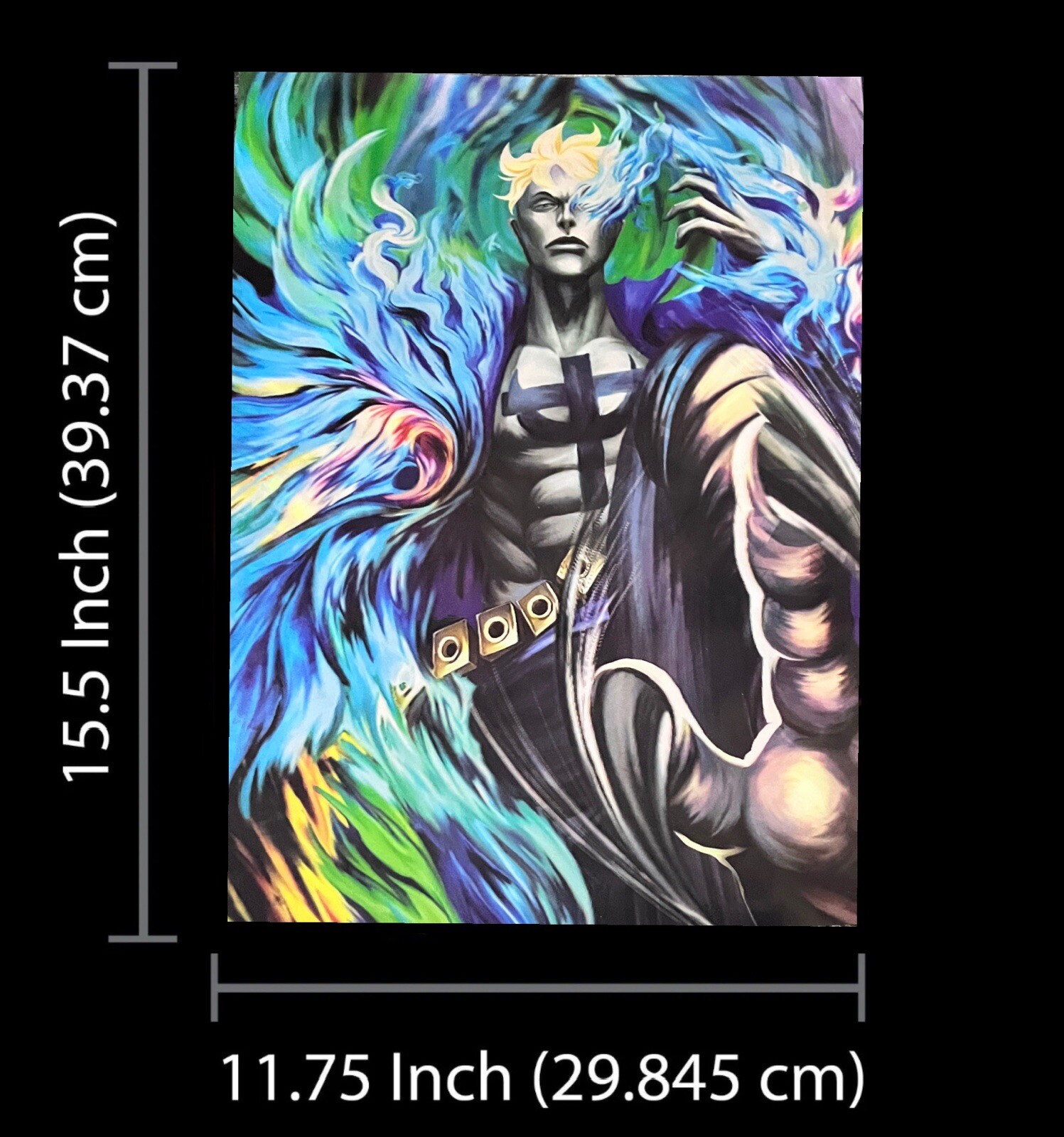 Ace,Jozu,Marco-One Piece 3D poster,3D Lenticular Flip Effect,Anime Manga,3 in 1