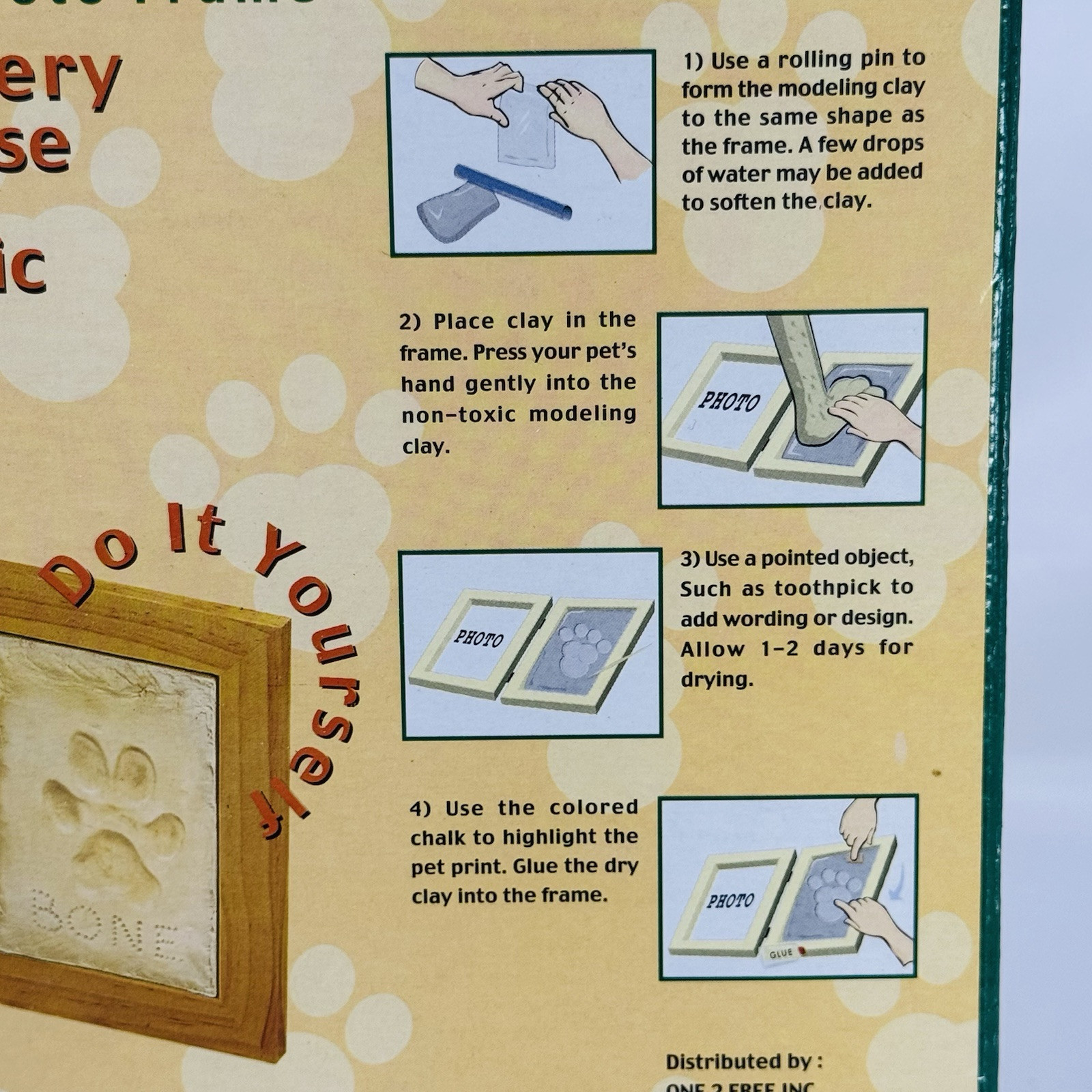 Pet Print And Photo Frame Fun And Easy• None Toxic