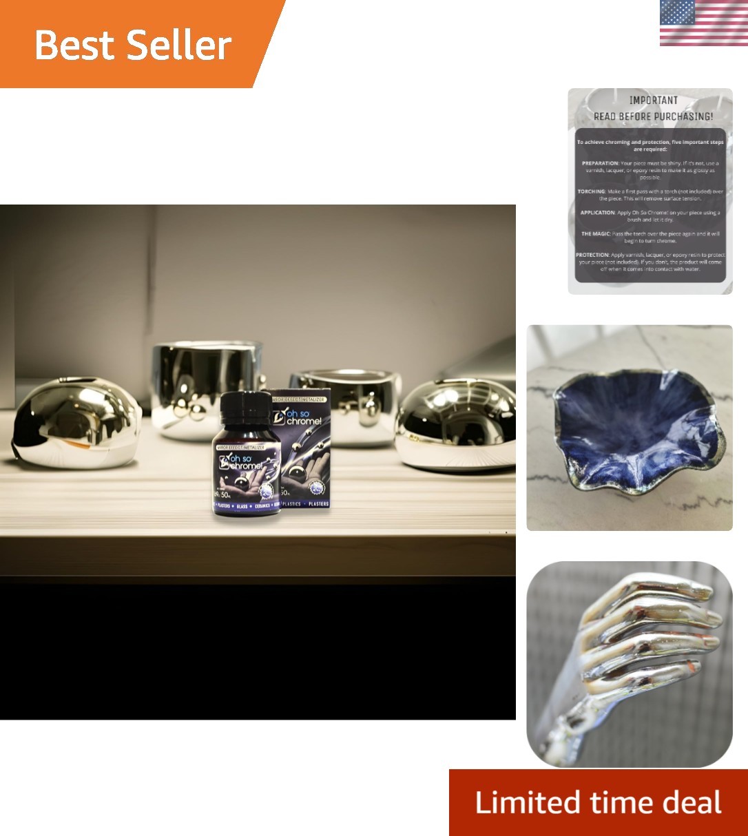 Professional Ceramic and Surface Chrome Mirror Effect and Metalizer Solution …