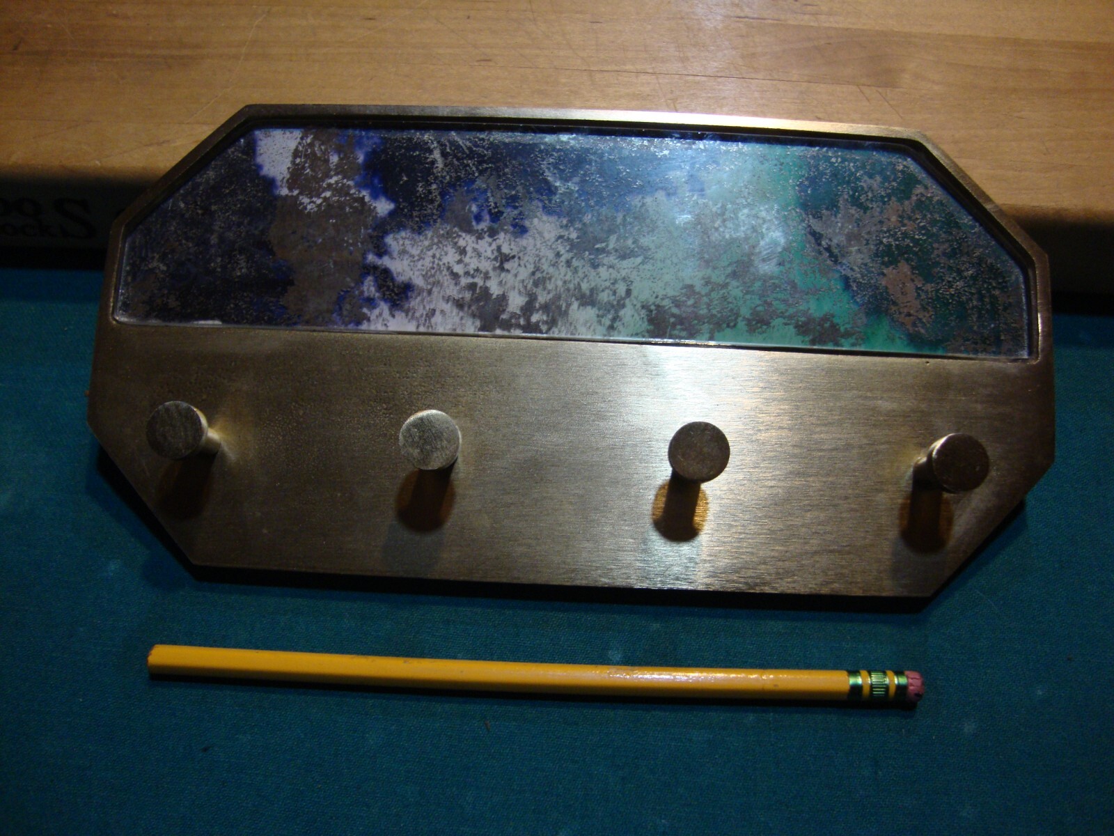 wall Mount Keys Holder Modern solid brass and color art deco Design
