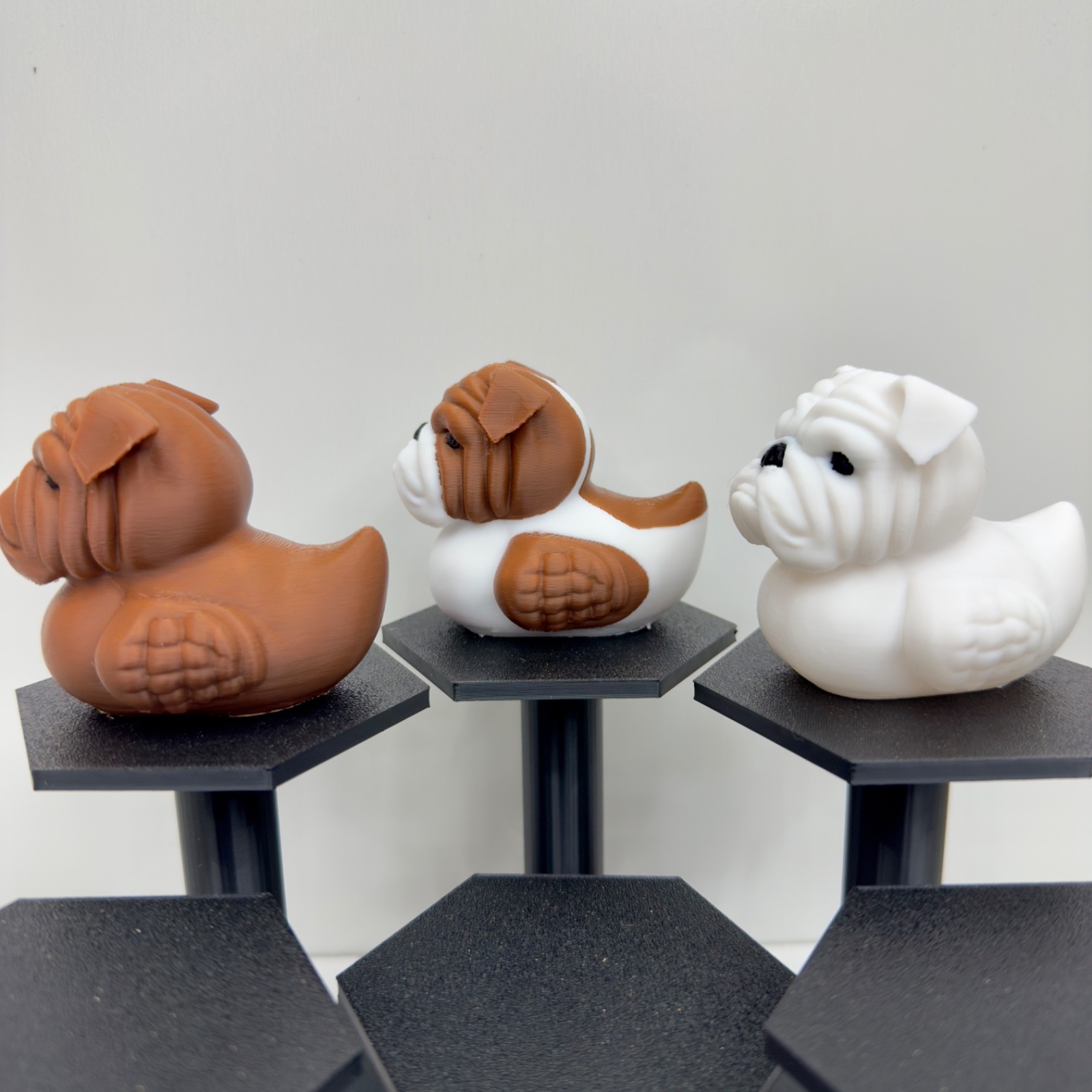Bulldog Dog Duck | English Bulldog Desk Figure Or Jeep Dashboard Duck