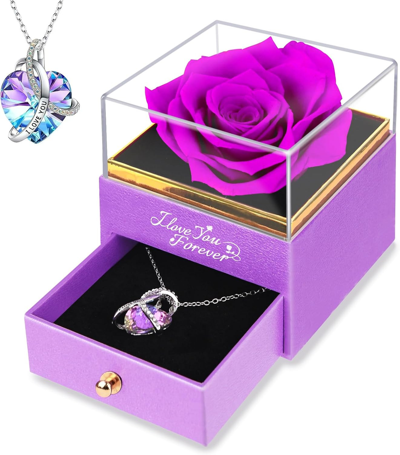 Preserved Flower Rose Gift for Women – Roses for Girlfriend, Grandma, Mom, Wife