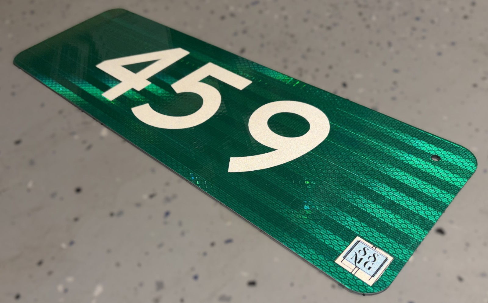 Horizontal 911 Address Sign 18″x6″ By SSMG