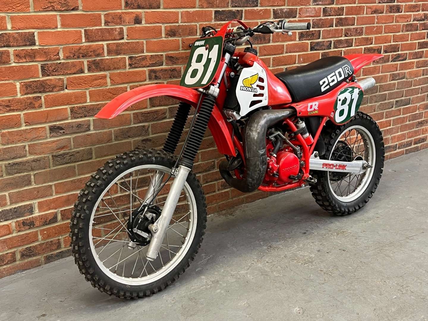 1981 HONDA CR250R Red Rocket POSTER | Motorcycle Dirt Bike Wall Art 36×24 Print