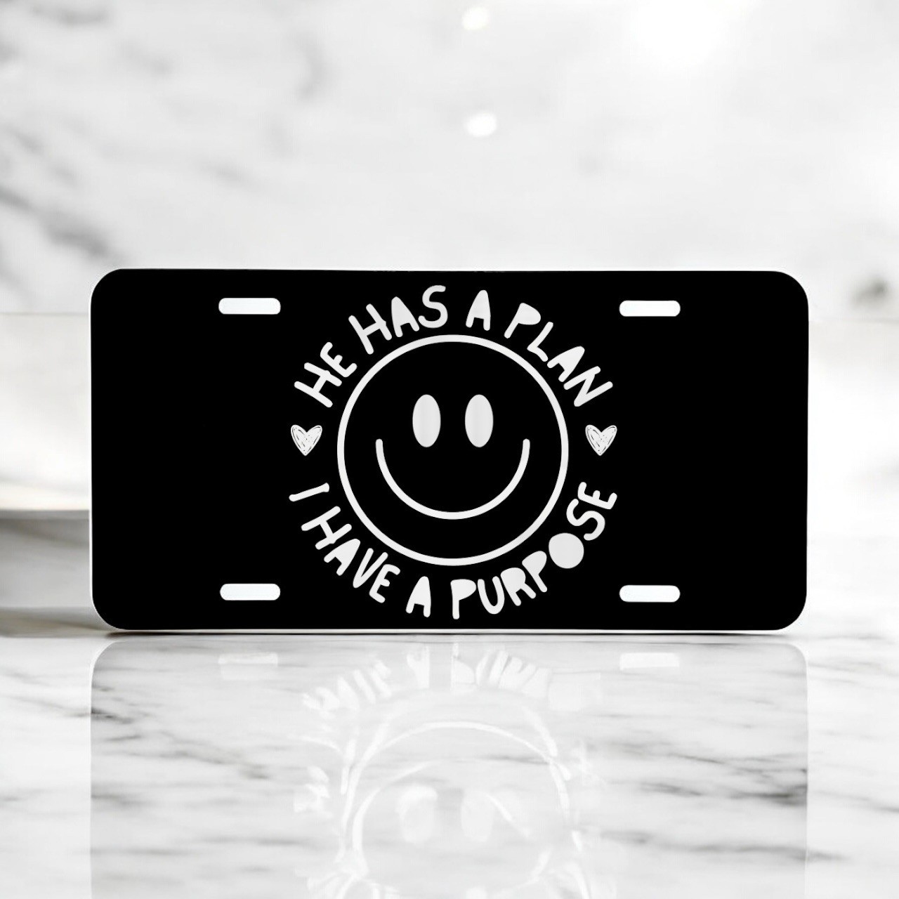 Christian Inspired License Plate. Laser Engraved, Made Of Aluminum.