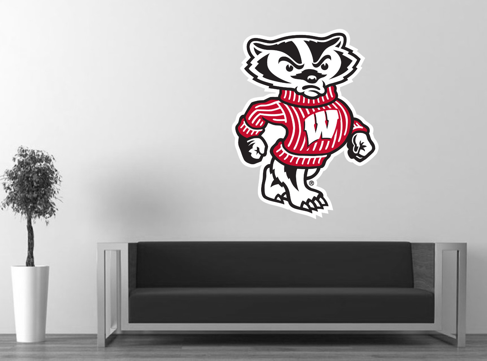 Wisconsin Badgers Vinyl Sticker Decal **MANY SIZES** Cornhole TruckCar Wall