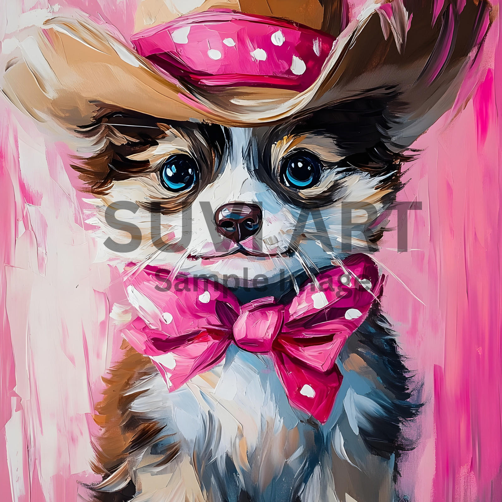 Digital Image Picture Wall art Beautiful & Cute Dog for living and bed room A-20