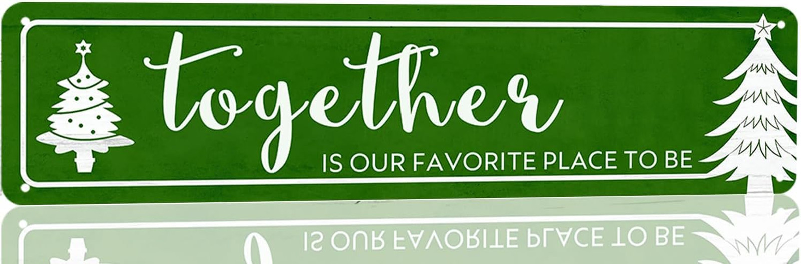 Family Sign Wall Decor Together Is My Favorite Place to Be Sign Vintage Metal Ti