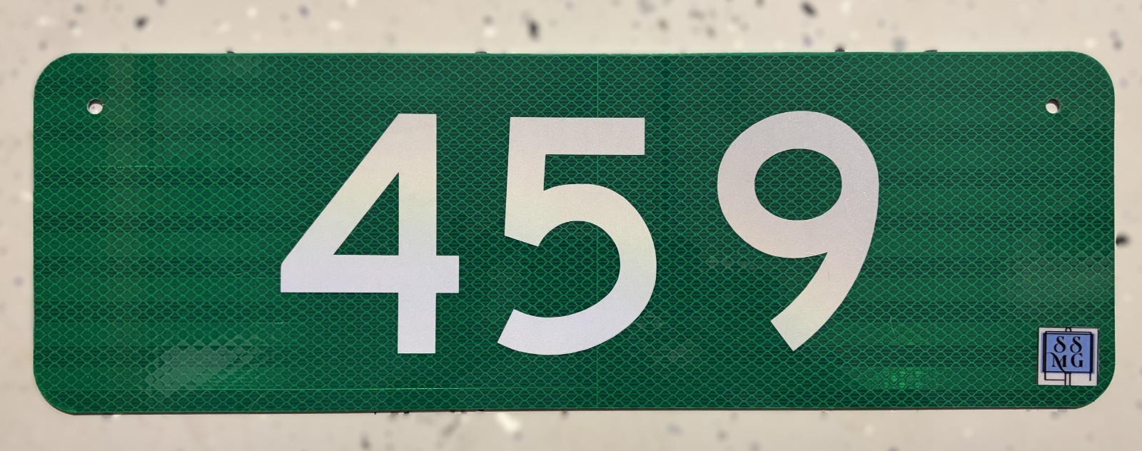 Horizontal 911 Address Sign 18″x6″ By SSMG