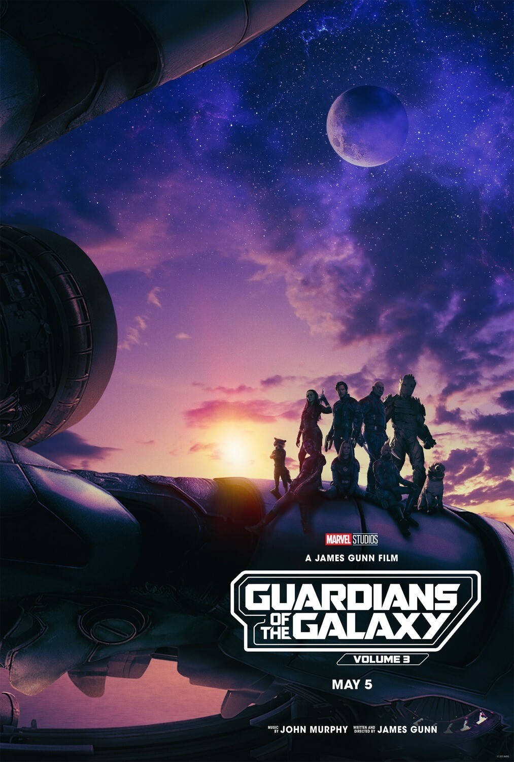 Guardians of the Galaxy Vol. 3 Movie Poster Home Art Decor for Any Room 11×16
