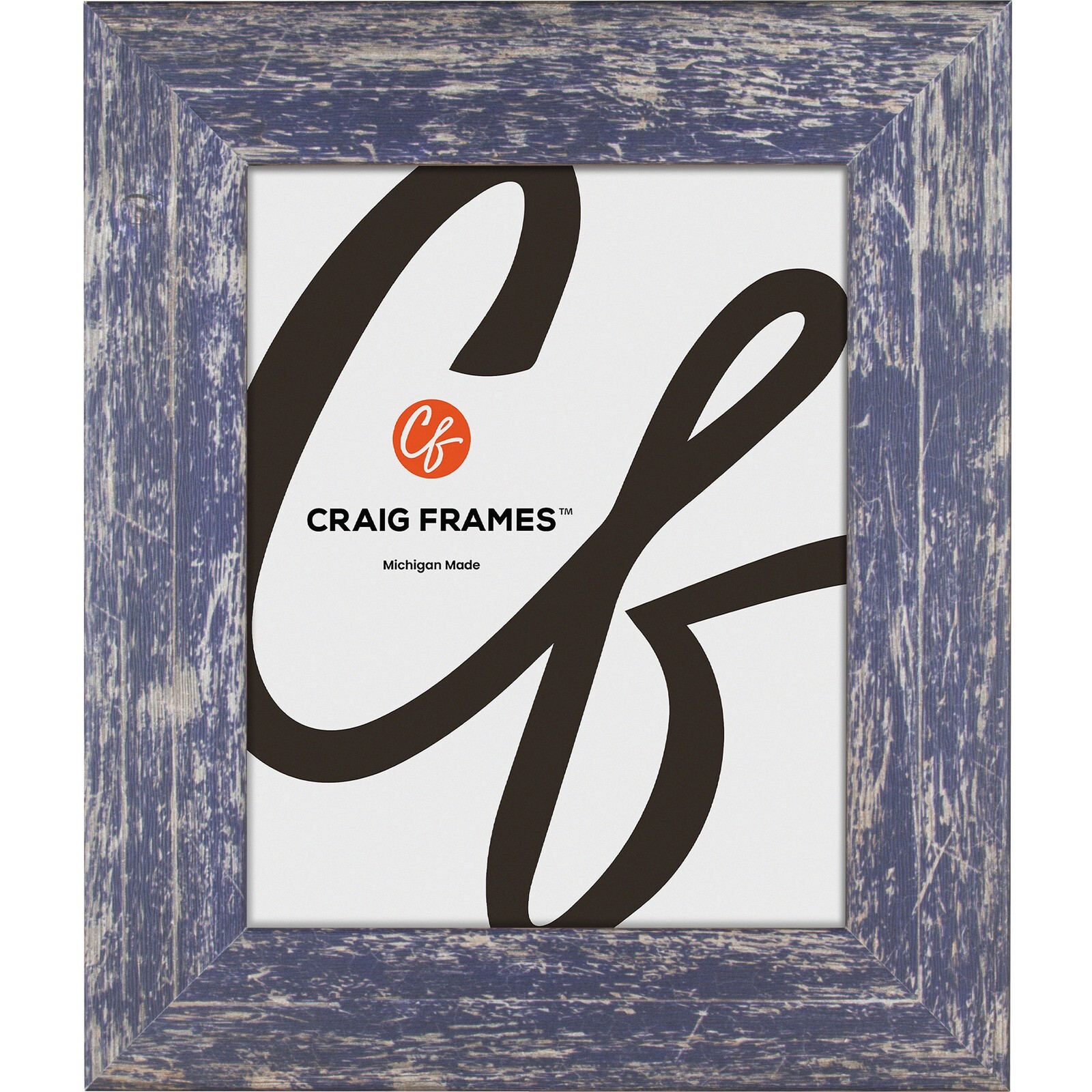 American Barn, 2″ Blue Faux Barnwood Picture Frame, Common Sizes 4×5 – 24×36