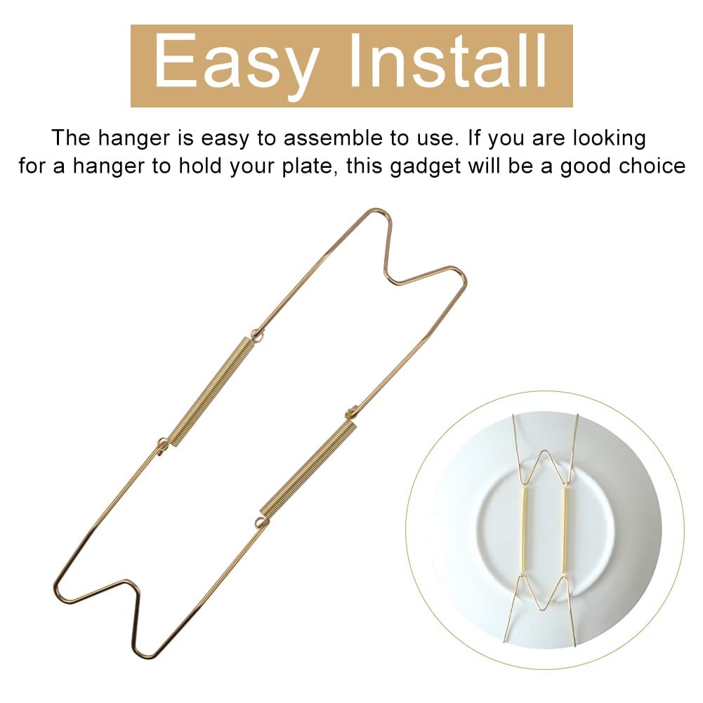 8 10 12 14 16Inch Plate Hangers for Walls Dish 12in, as picture show