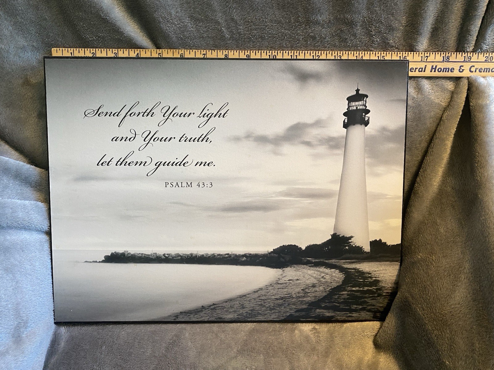 P Graham Dunn Lighthouse Bible Verse Psalms 43:3 Send Forth Your Light ￼