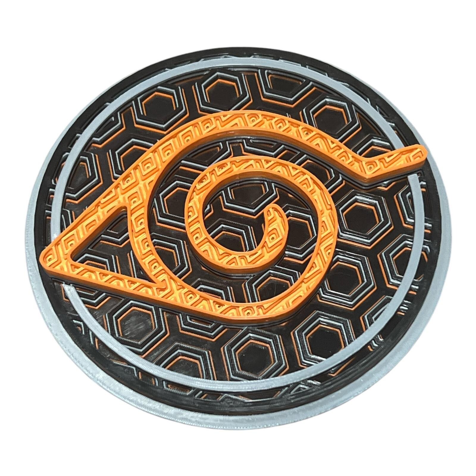 Naruto 3D Printed Mosaic Wall Art – Anime Room Decor | Ninja Gift for Fans