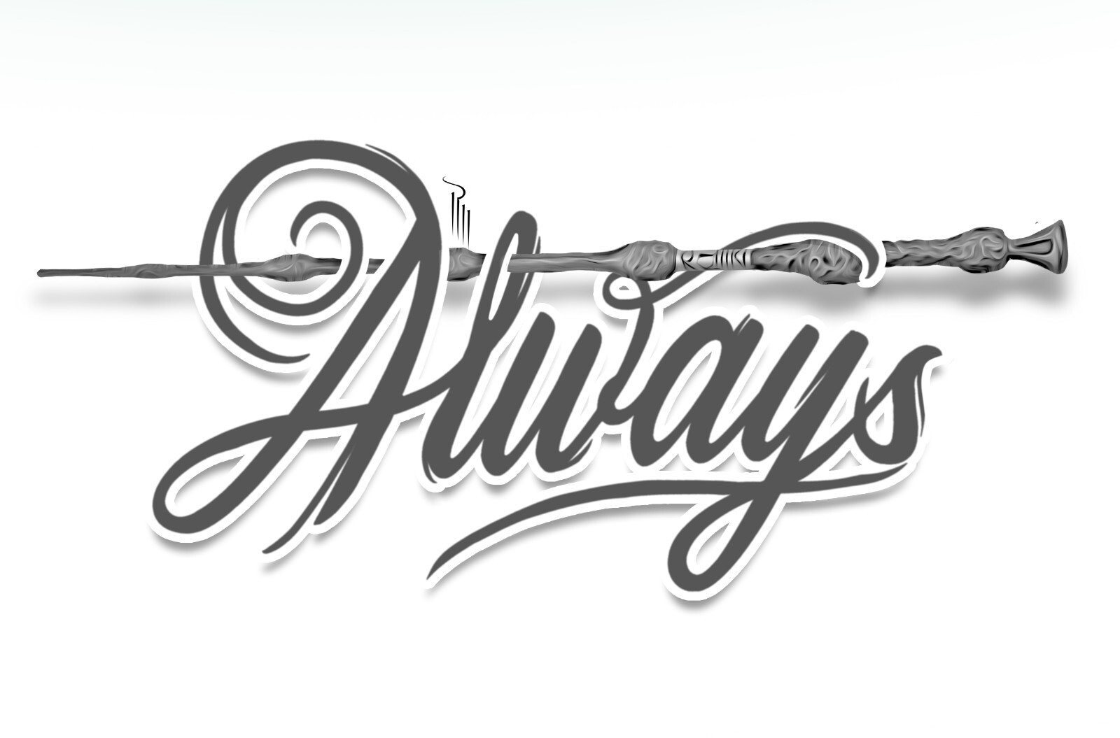 1.5″ x 3″ Harry Potter ‘Always’ Glossy Sticker