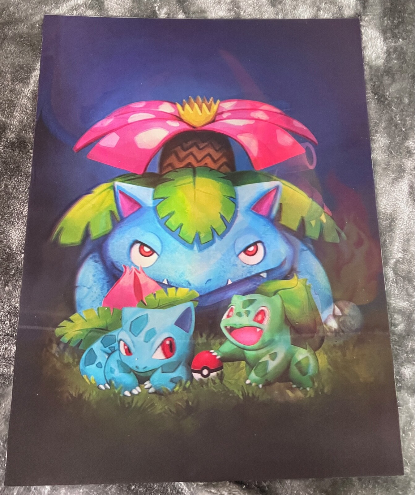 Pokémon 3D Poster 3D Lenticular Flip Effect,3Images In One, water resistant