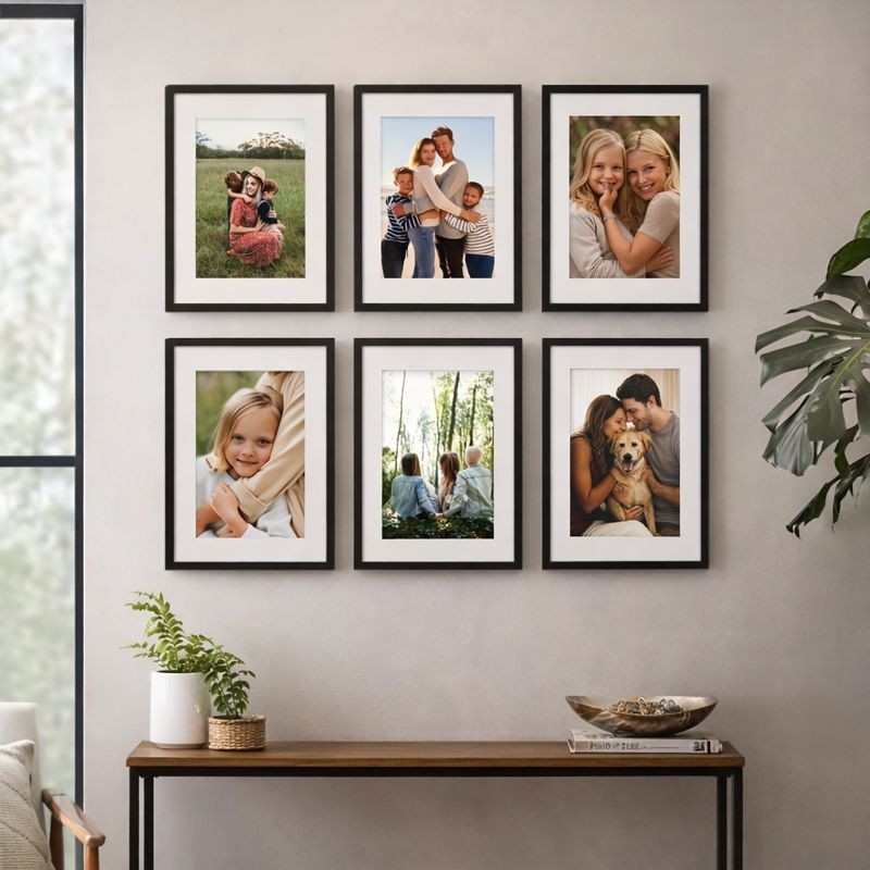 3 Pack 40x60cm Aluminum Picture Frames Wall Hanging Poster Frame for Home Decor