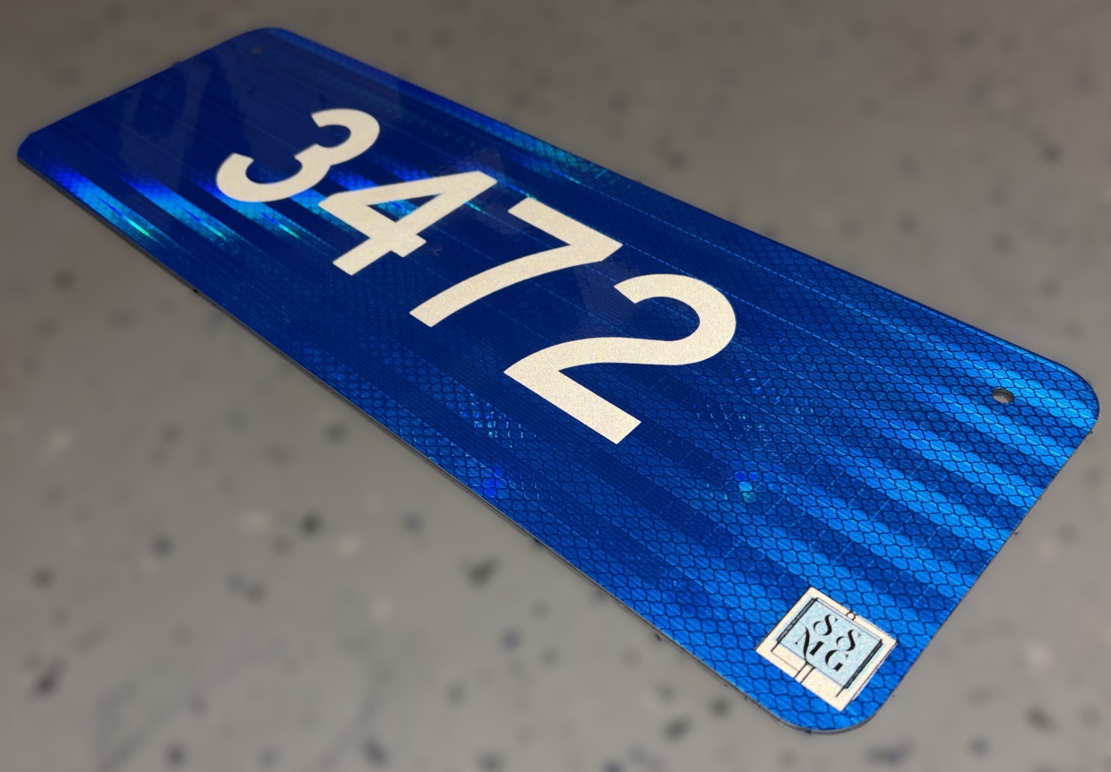 Horizontal 911 Address Sign 18″x6″ By SSMG