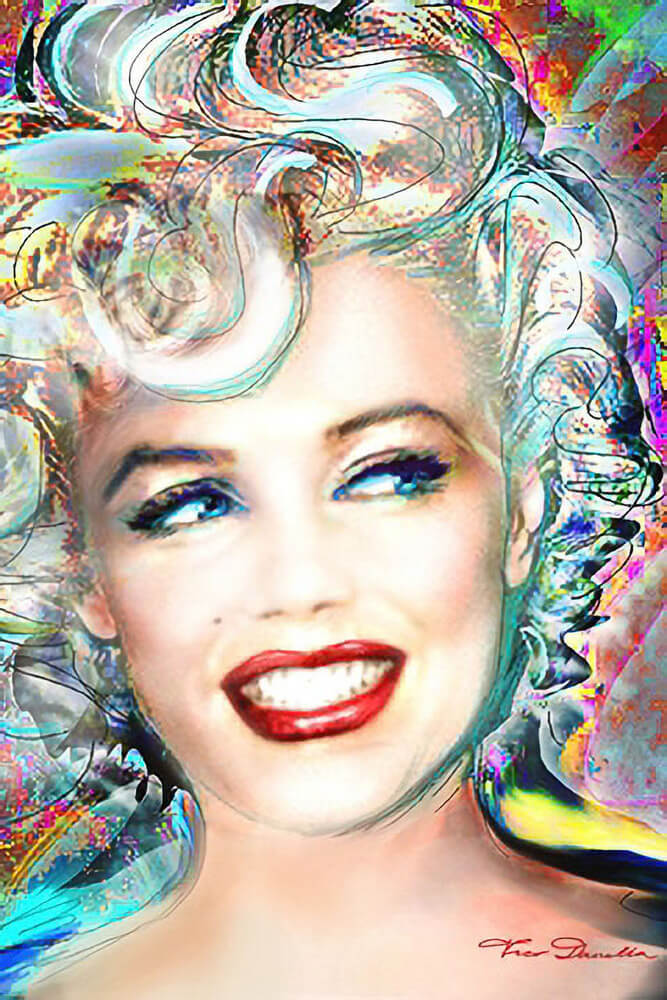 Marilyn Monroe – Electric by Theo Danella Poster 24in x 36in