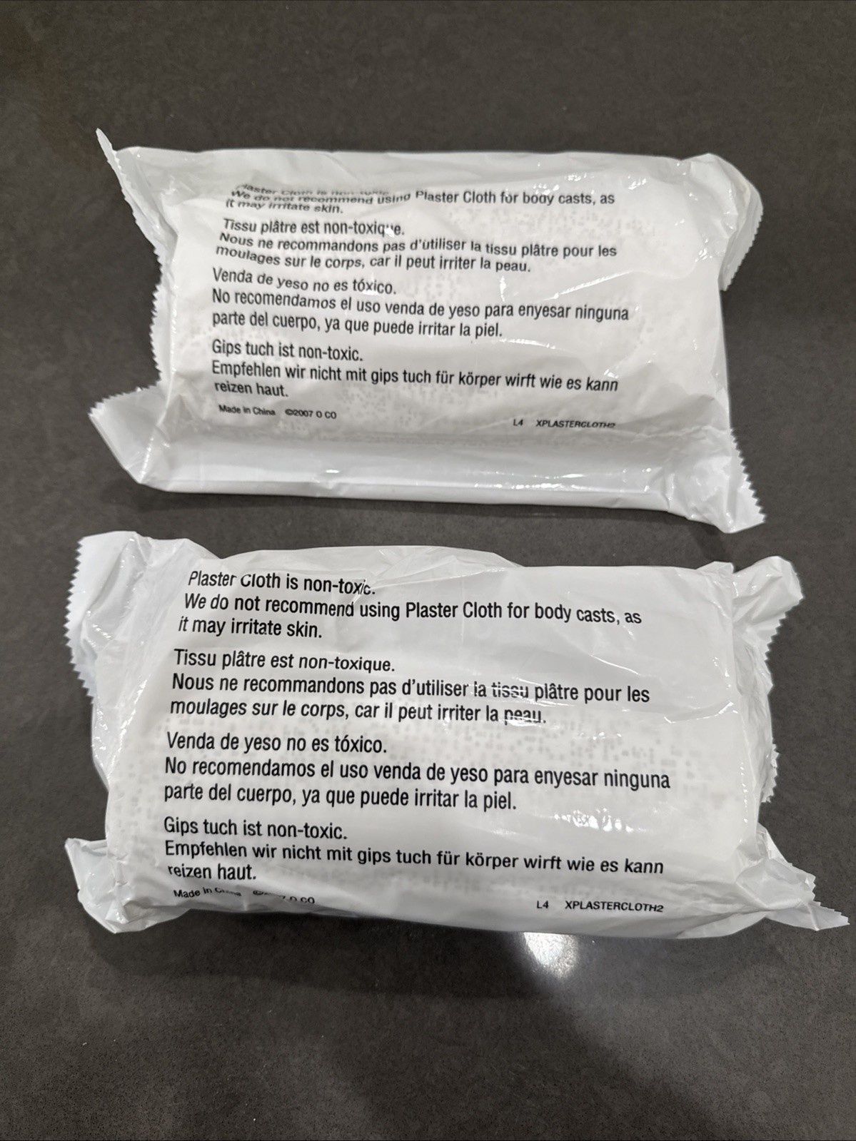 2 PLASTER CLOTH ROLLS NONE TOXIC MODEL TRAIN LAYOUT DIORAMA MATERIAL 8″ X 45′