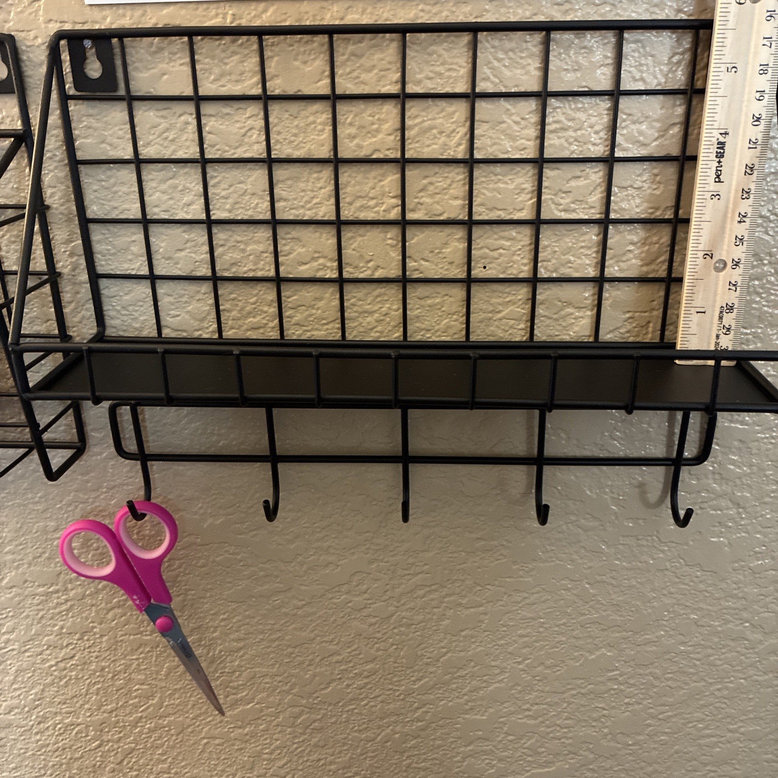 New Baeymonkay 3 Piece Iron Key Holder Wall Mount Mail Organizer Easy Install