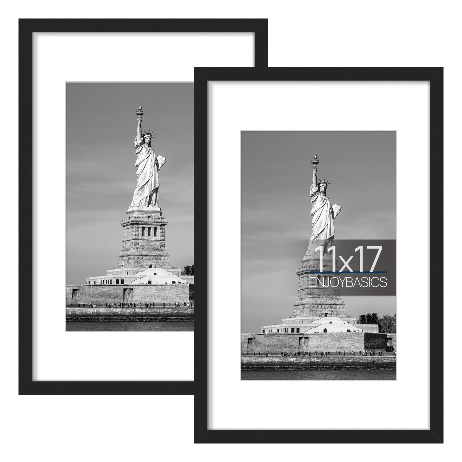 11×17 Picture Frame Set of 2 Poster Frames for Wall Decor Display Pictures