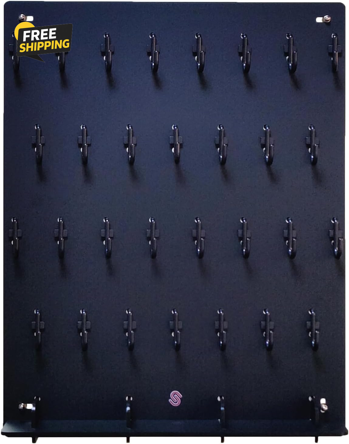 P0004 Acrylic Key Hooks Upgrade Thick Buckle 14 3/4ʺW X 18 3/4ʺL Wall-Mounted