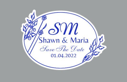 Customized Wedding Save the Date Magnets