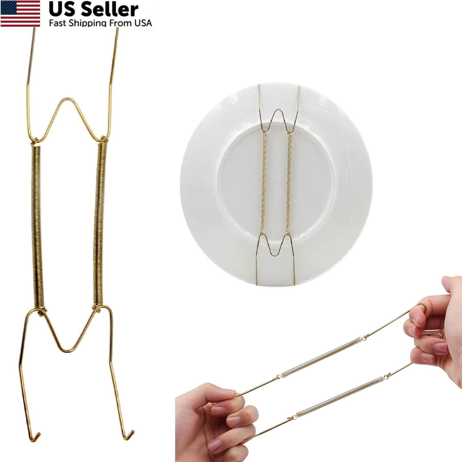 8 10 12 14 16Inch Plate Hangers for Walls Dish 12in, as picture show