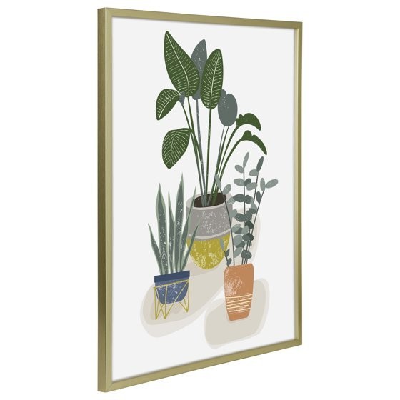 Mainstays 24×36 Black Wall Photo Frame Flat Profile Poster Picture Frame