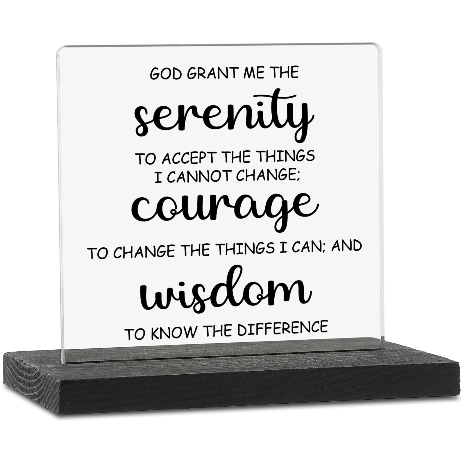 Serenity Prayer Office Decor Sign God Grant Me The Serenity Inspirational G