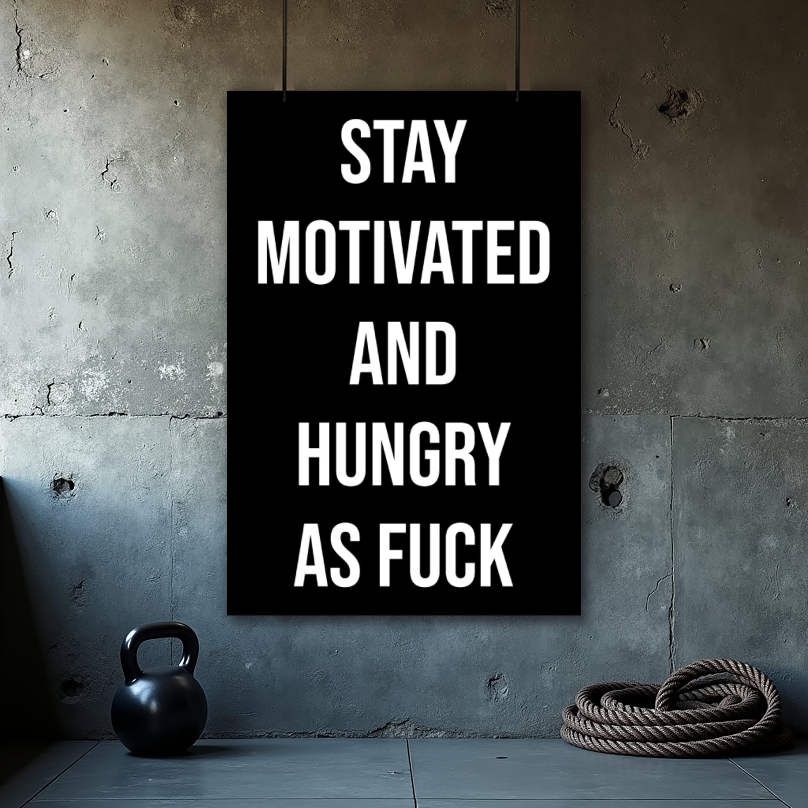 Motivational Gym Posters – Funny Fitness Wall Art