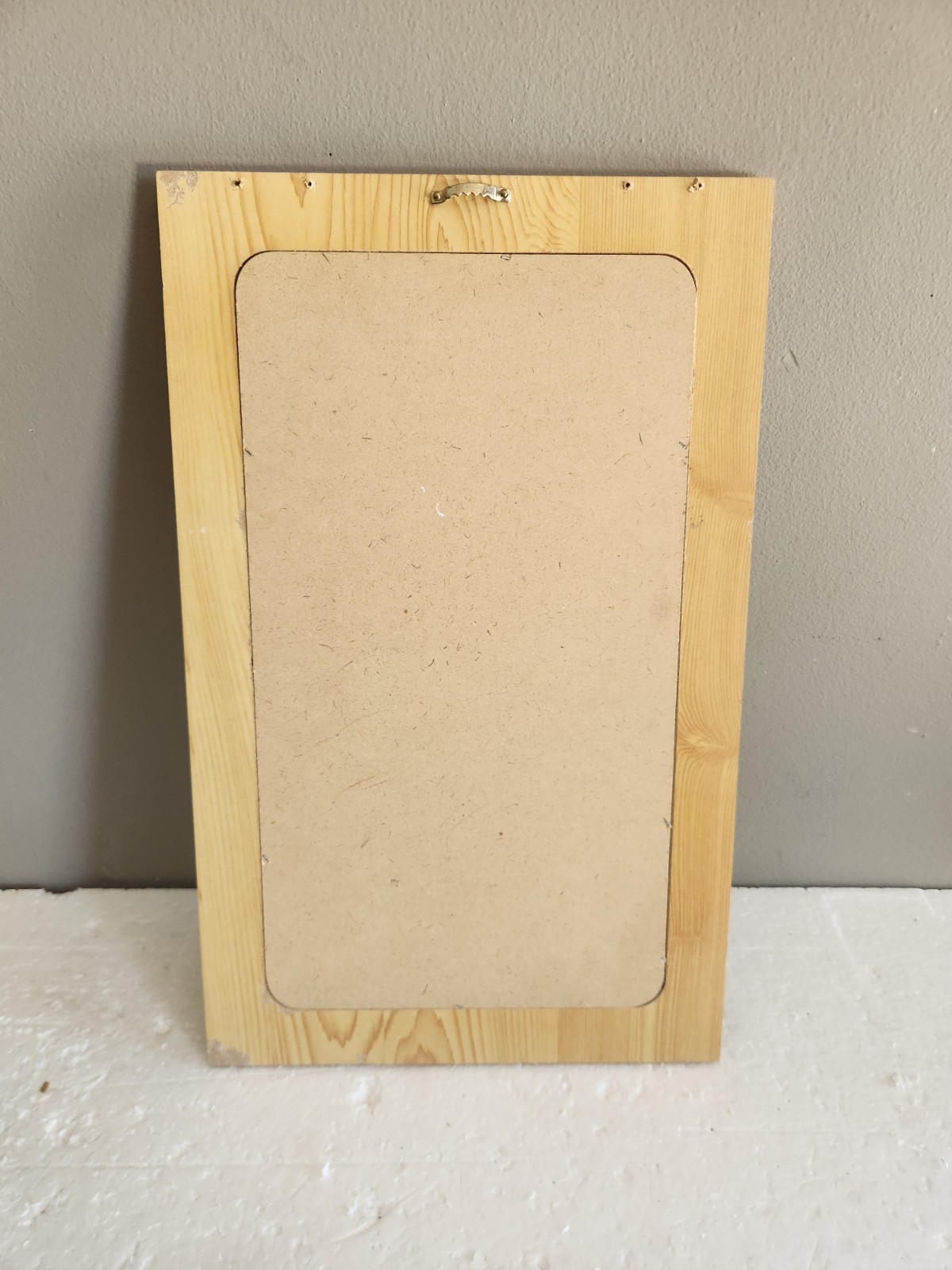 4 Paneled Wood Framed Accent Mirror • 19″×12″