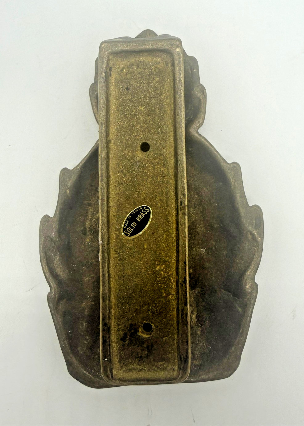Solid Brass Pineapple Decorative Bell Wall Mount Gold Tone Kitchen Decor Accent