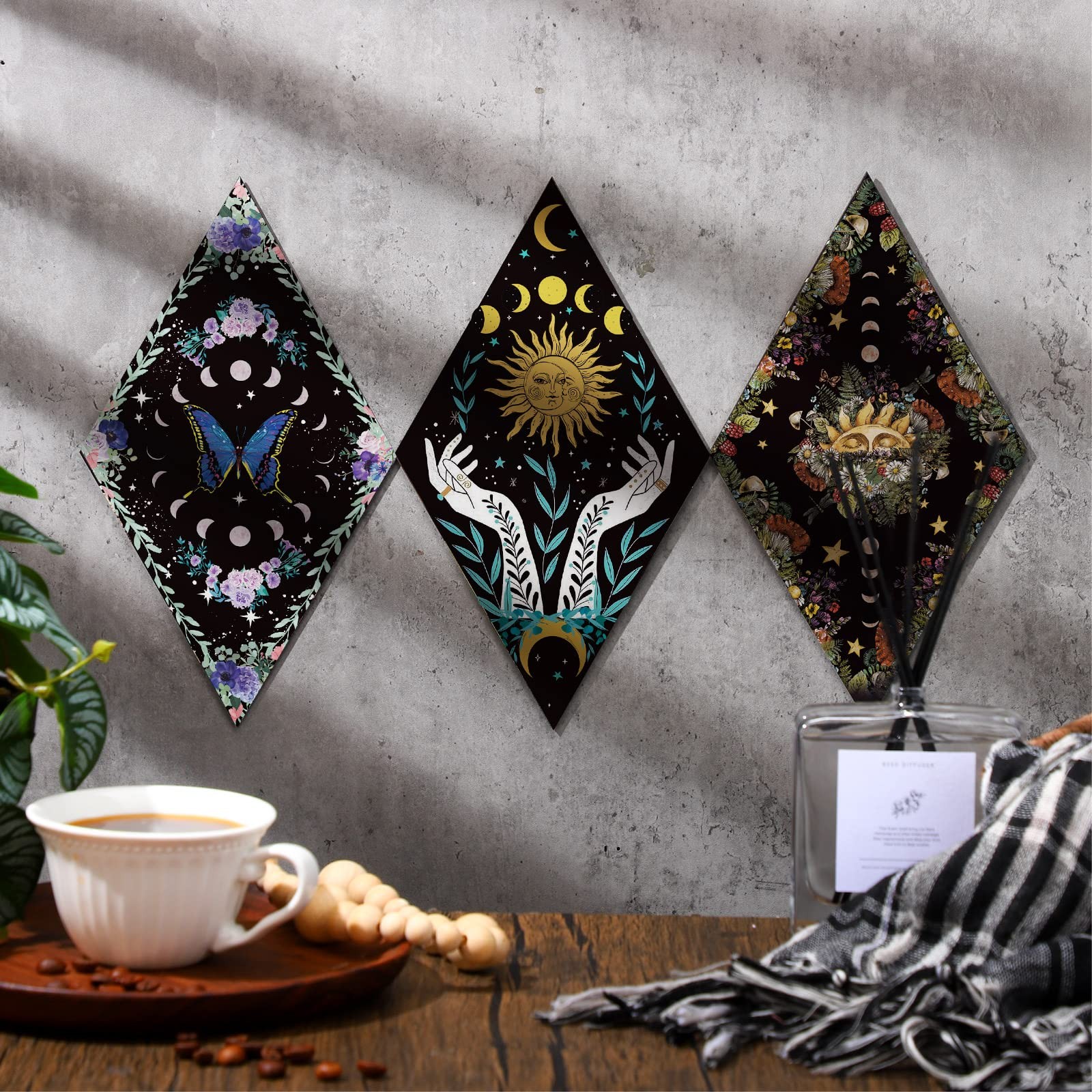 Qunclay 6 Pcs Rustic Boho about 11.8 x 6.7 inches/ 30 x 17 cm, Classic Style