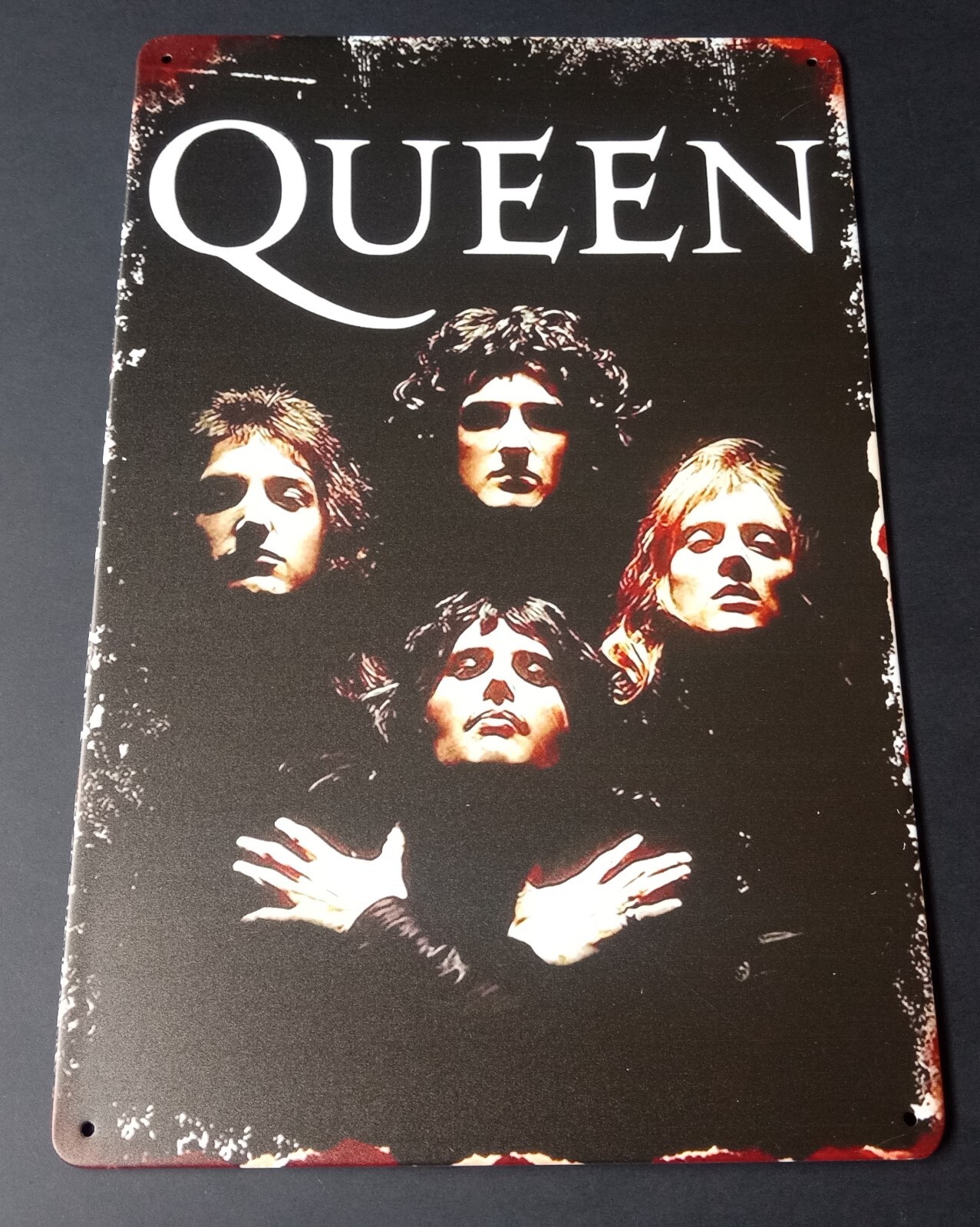Queen Metal Tin Sign New Old Stock