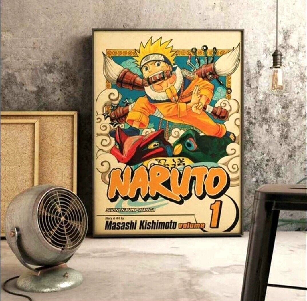 Naruto Vintage Canvas Japanese Style Wall Art Home Decoration