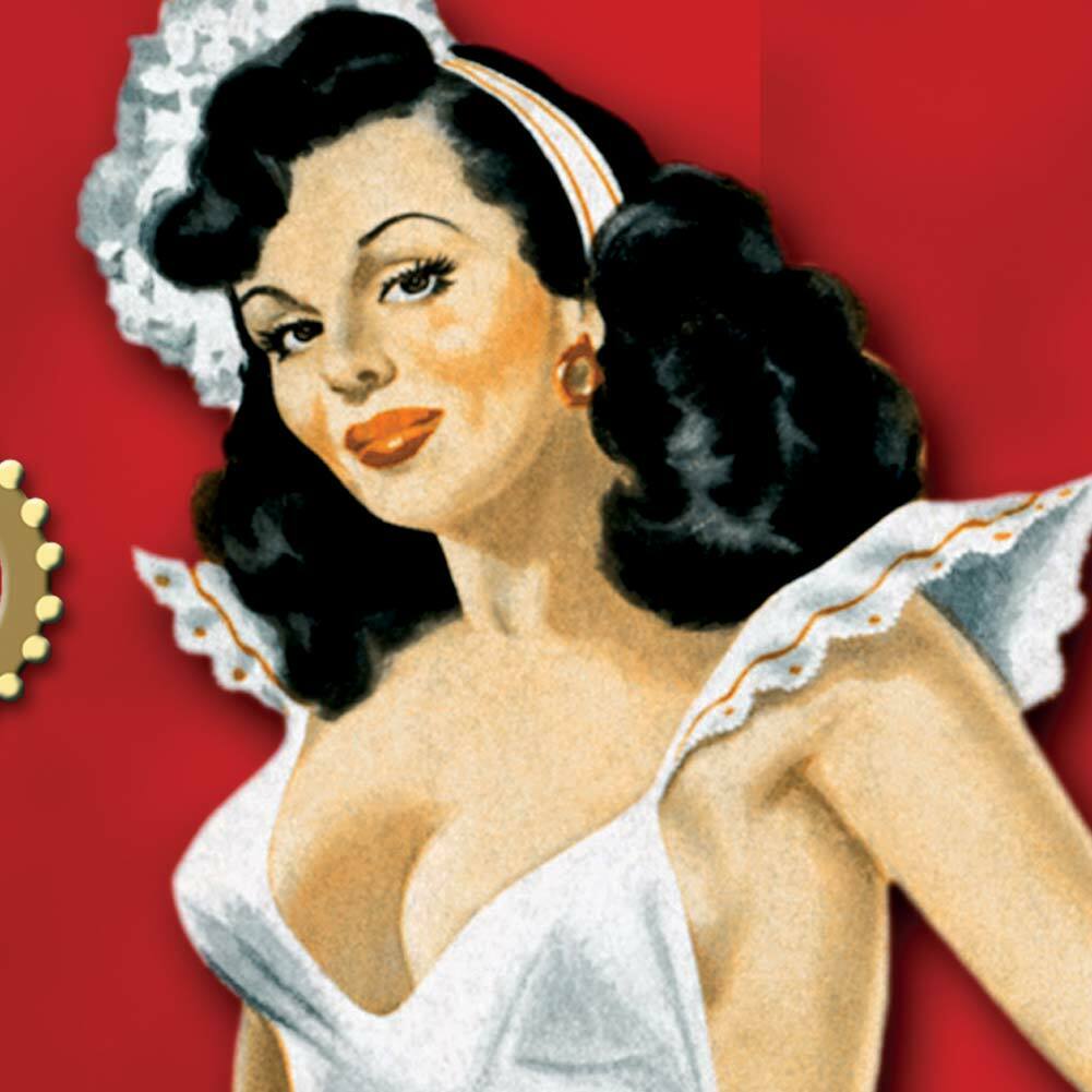 SUGARDADS Las Vegas Nevada MARTINI & CIGAR BAR Art Print Poster Pinup Girl Ad