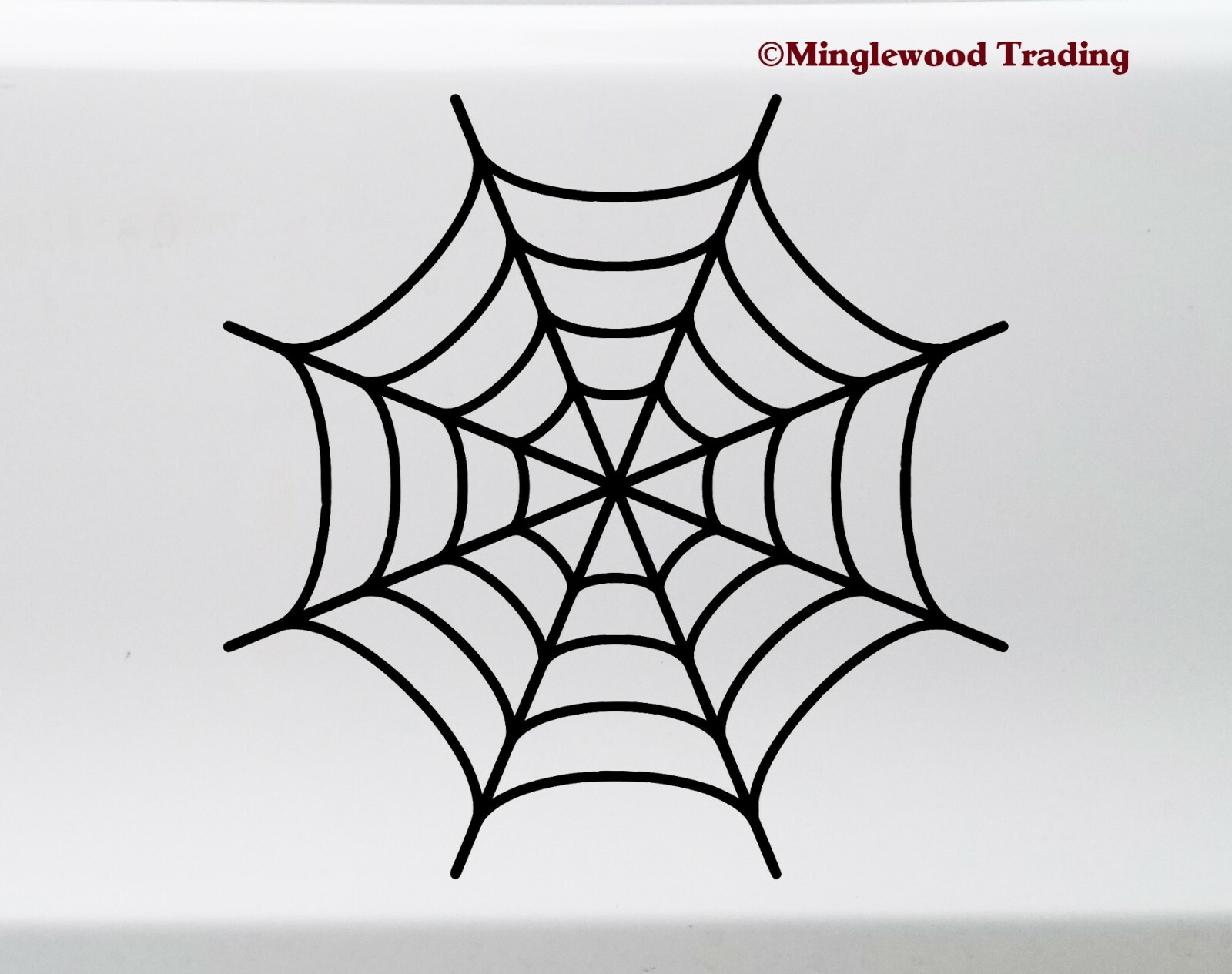 Spider’s Web Vinyl Decal – Halloween Spooky Webbing – V1 Die Cut Sticker