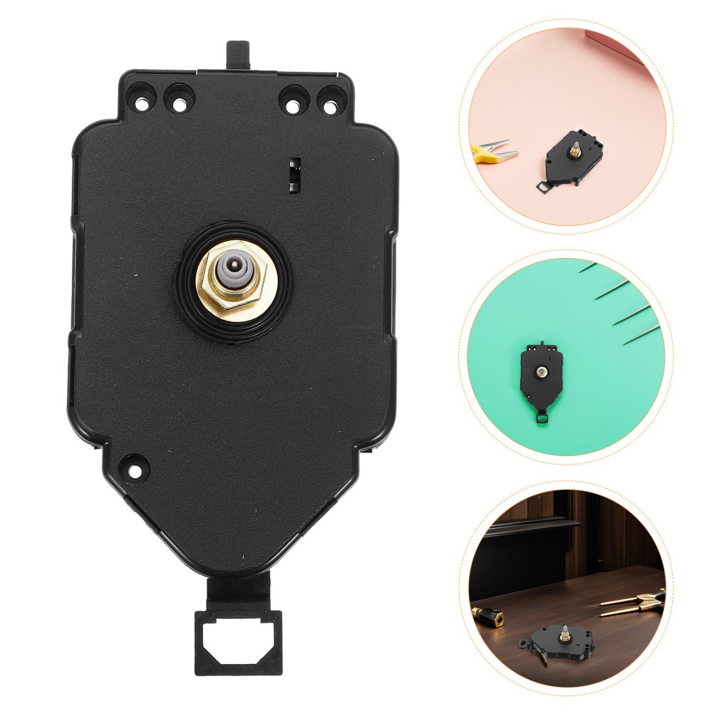 2pcs Pendulum Clock Movement Mechanism With Silent Sweep And 23.5 Mm Shaft