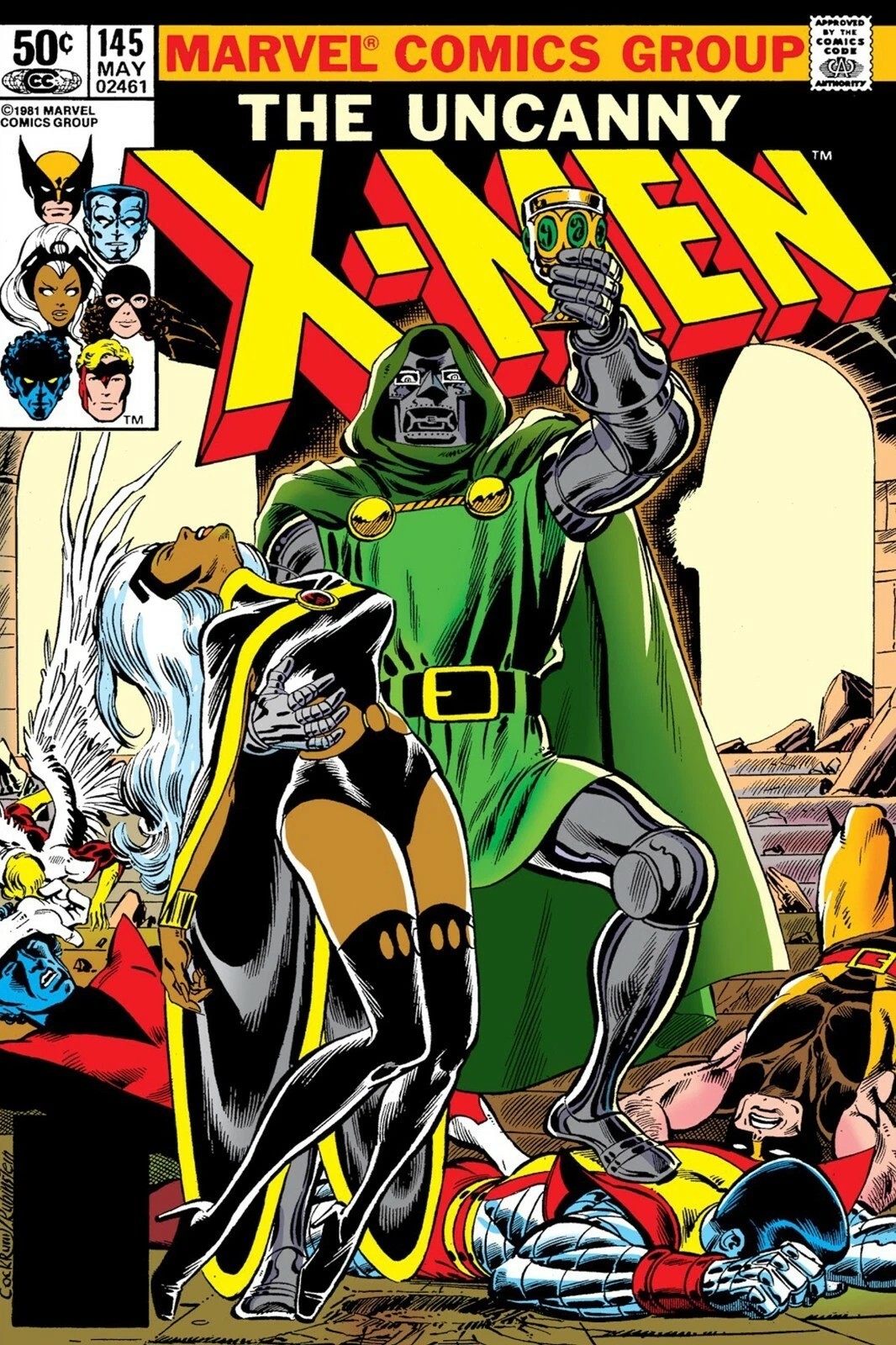 X-Men 145 Comic Book Cover Dr Doom Poster print 11″x17″ home decor