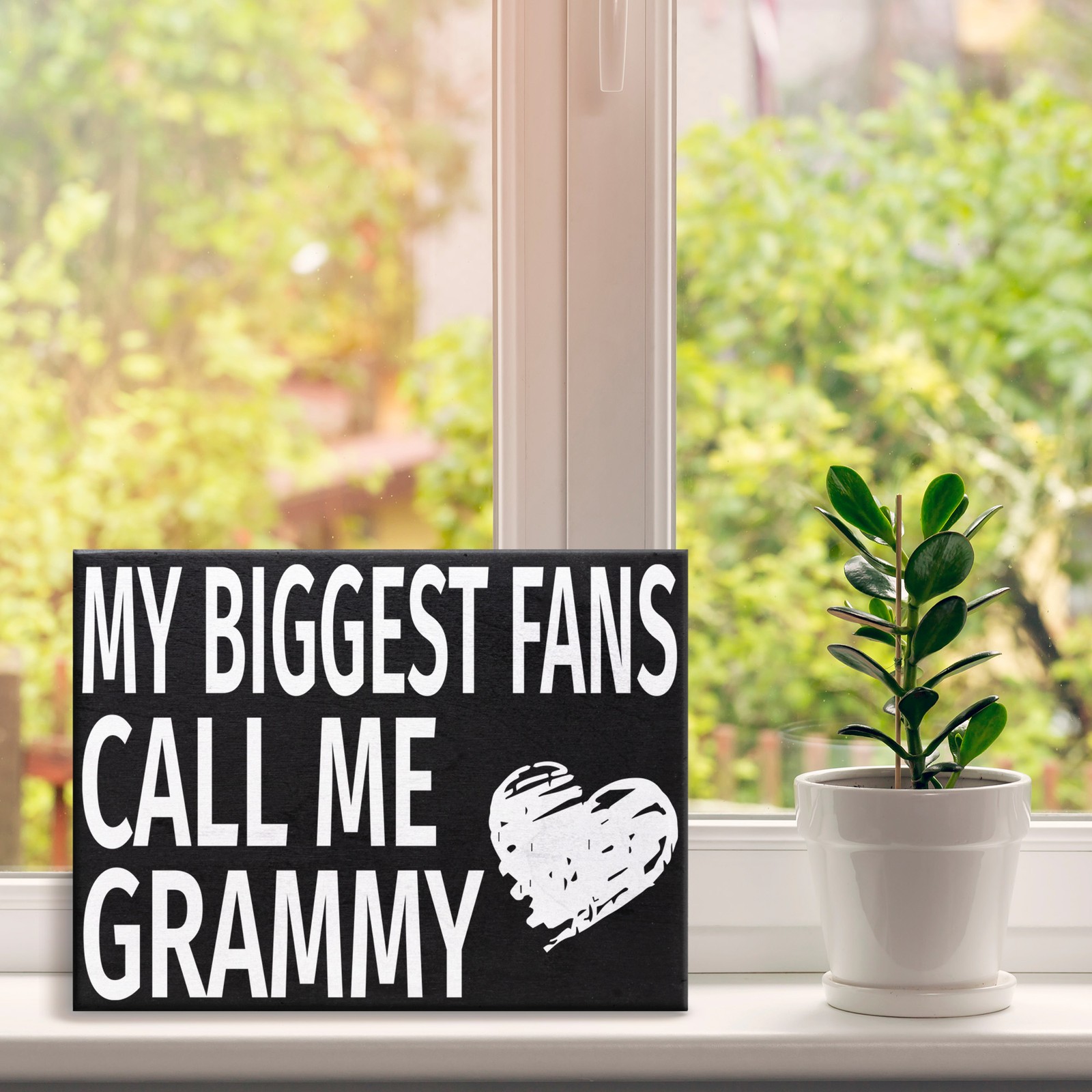 My Biggest Fans Call Me Grammy Wood Sign, Gifts for Grammy, Grammy Gift