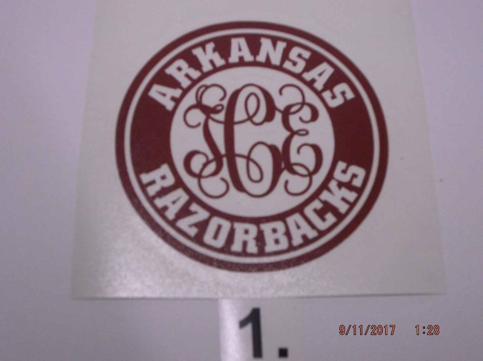 Arkansas Razorbacks Decal Sticker for Rambler Tumbler Car Truck Window