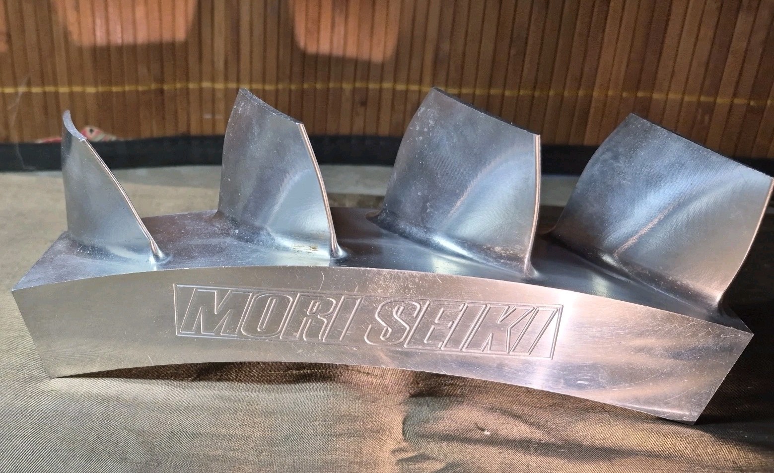 MORI SEIKI Aluminum? / Metal CNC Mold / Unknown Purpose / A Great Desk Ornament.