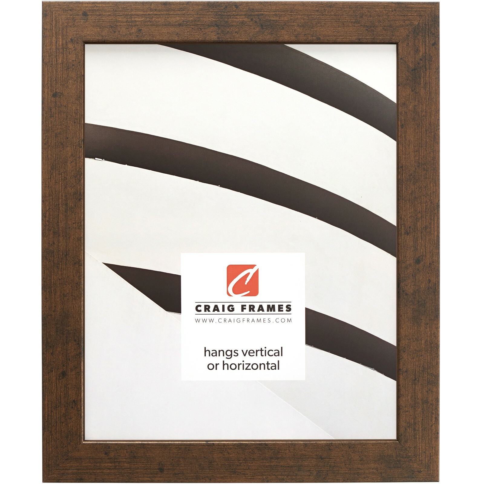 Craig Frames Essentials, 1 Inch Wide Modern Rustic Copper Picture Frame