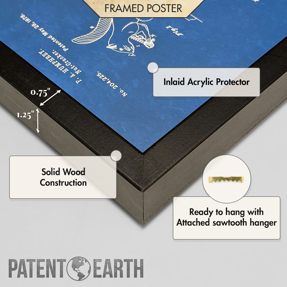 Fire Alarm System Patent Wall Art: Bell Hanger Gift, Alarm Installer