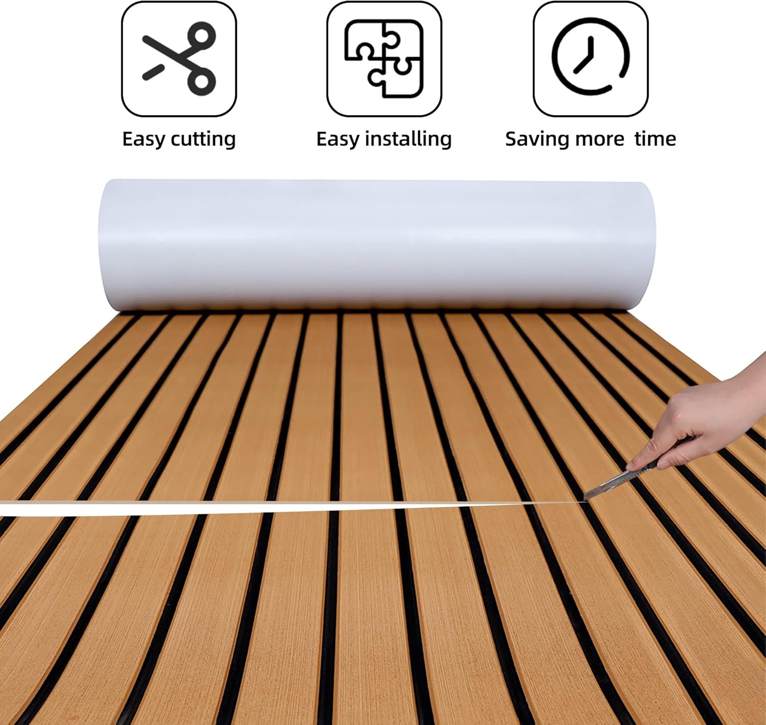 Boat Flooring EVA Foam Boat Decking Faux Teak Marine Flooring