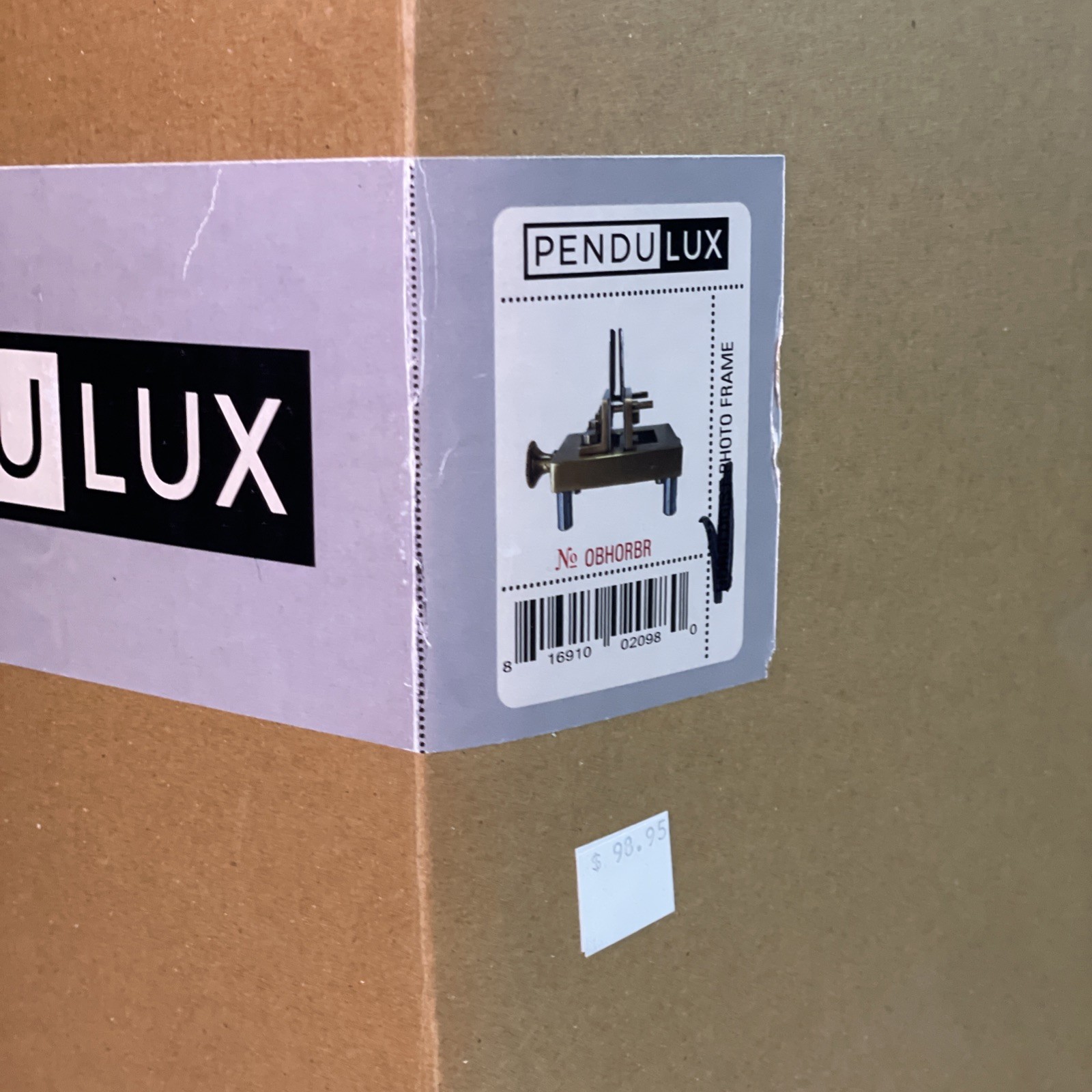 Open Box New – Pendulux Horologist Photo Frame No OBHORBR glass Floating Mount