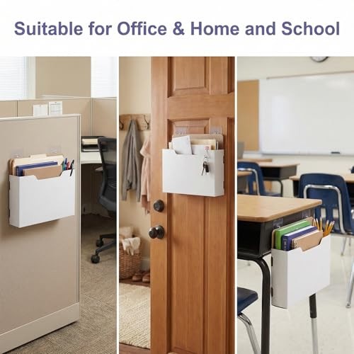 Pack Wall Mount File Holder, Mail File Organizer, Mail Paper Orgnization 6