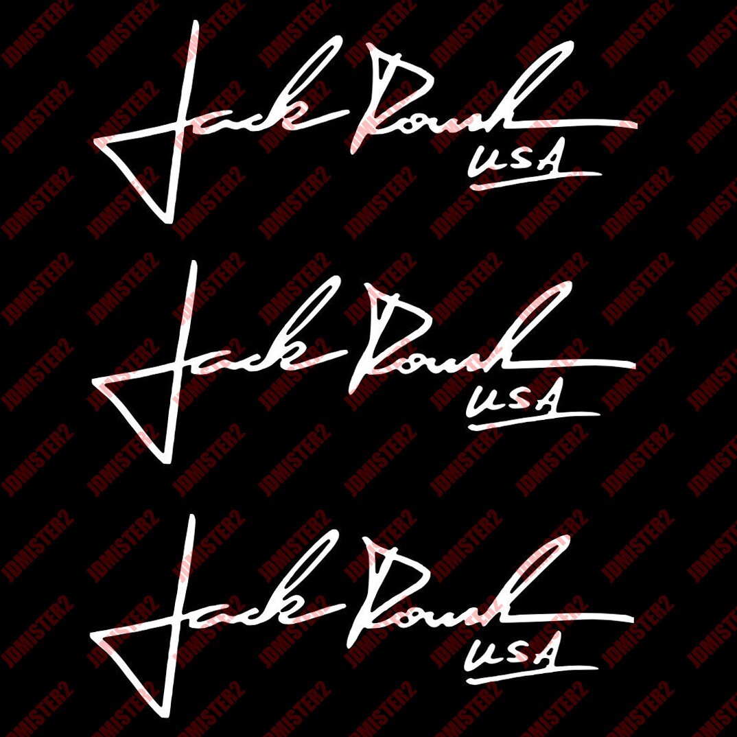 Jack Roush Autograph Decal Car Window Truck Laptop Vinyl Sticker – Any Size